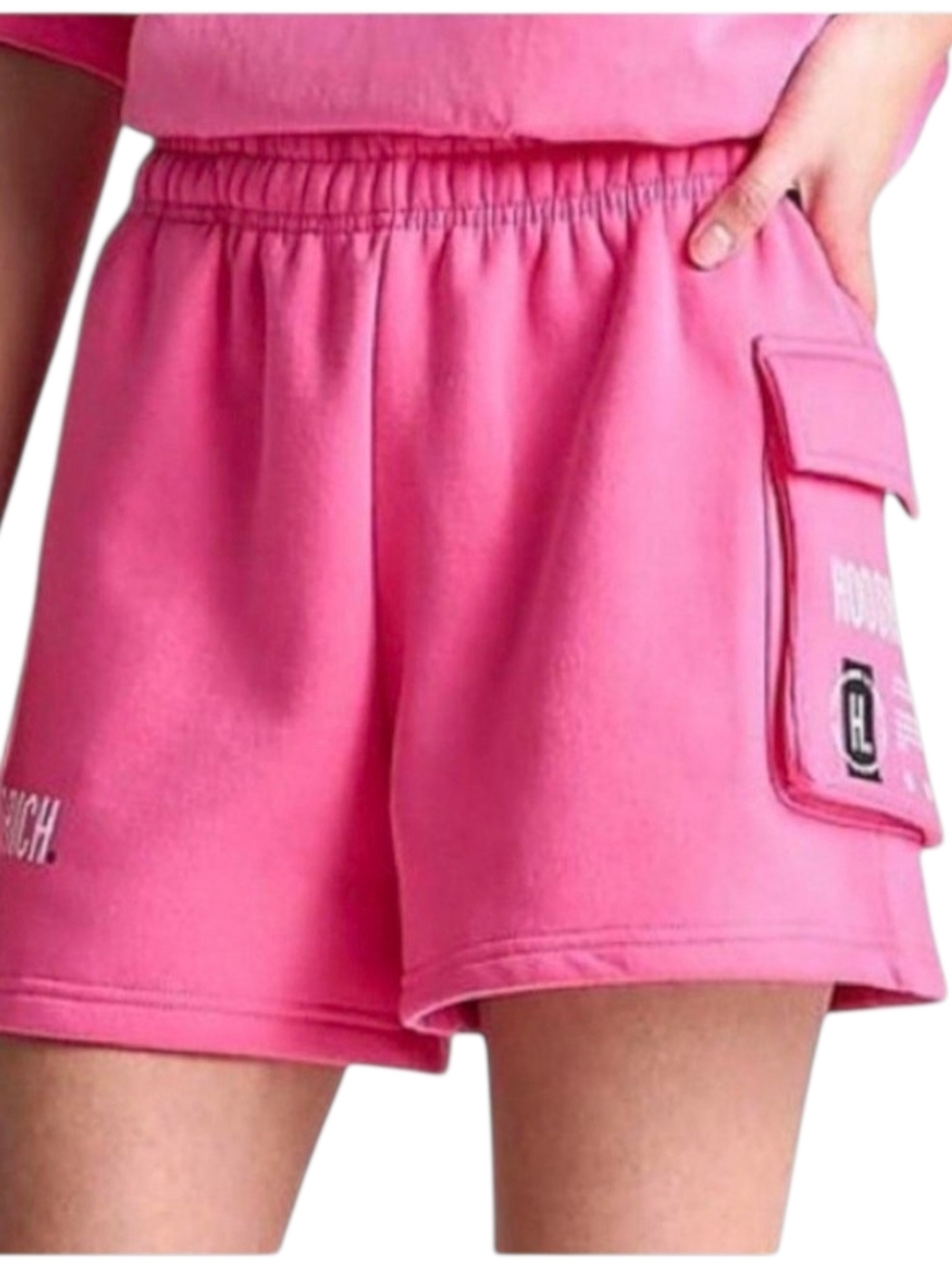Hoodrich Azure Shorts Pull-On Pink Lounge Athletic Sweatshorts Women Size Small